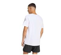 adidas Mens Running Adi365 Iconic Stripes T-Shirt, White, Size M, Men White