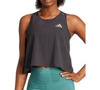 adidas ADI365 ClimaCool+ Womens Running Crop Top Black Run Quick Drying Tank Top