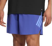 adidas Adi365 Formation Mens Running Shorts Blue 7 Inch Zip Pocket Lined Run