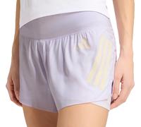 adidas Adi365 Formation Womens Running Shorts Purple 2 In 1 Twin Short Run