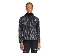 adidas adi365 High Visibility Jacket M for Running - Black, Water-Resistant and Breathable with Zip