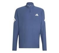 adidas Men's Adi365 Running Iconic Half Zip Sweatshirt, tech indigo/white, XXL