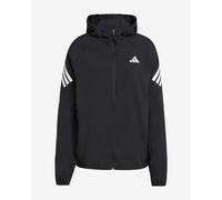 adidas Women's ADI365 Running Iconic Hooded Jacket, black, L