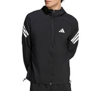 adidas Adi365 Iconic Mens Running Jacket Black Hooded Run Lightweight Breathable