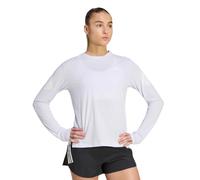 adidas Women's Adi365 Running Climacool Iconic Long Sleeve Shirt, Frozen Purple/White, M