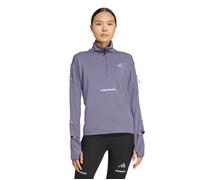 adidas adi365 Warm Half-Zip Running Shirt Lilac - Lightweight, Breathable Jacket for Optimal Comfort and Performance