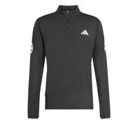 adidas Men's ADI365 Running Iconic Half Zip, black, S