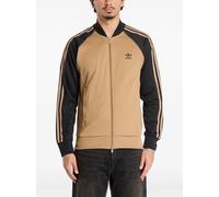 adidas Adicolor Classics three-stripe zip sweatshirt - Neutrals S