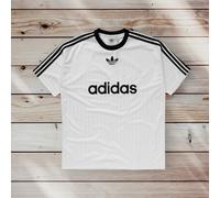 adidas adicolor originals trefoil poly tee shirt XL XXL White Top Football