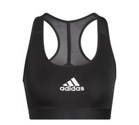 adidas Powerreact Medium Support Bra Womens Gym Top Ladies Fitness Black