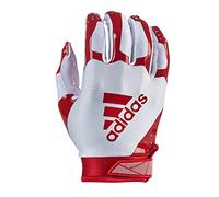 adidas ADIFAST 3.0 Football Receiver Glove, White/Red, Medium