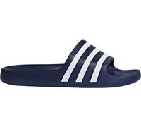 adidas Unisex Adilette Aqua Slides, Dark Blue/Cloud White/Dark Blue, 11 UK