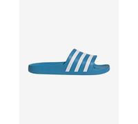 adidas Unisex Adilette Aqua Slides, Solar Blue/Cloud White/Solar Blue, 8 UK