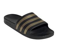 adidas Unisex Adilette Aqua Slides Core Black/Gold Metallic/Core Black 10 UK 44.5 EU