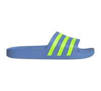 adidas Unisex Adilette Aqua Slides Flip-Flop, Blue Fusion/Lucid Lemon/Blue Fusion, 8 UK