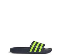 adidas Adilette Aqua Slide Mens Pool Shoes Legend Ink/Lucid Lemon 6 UK