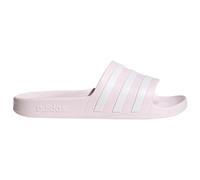 adidas Adilette Aqua Sandals in White & Pink UK 8 (EU 42)