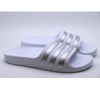 ADIDAS ADILETTE AQUA SLIDES SLIDERS WHITE F35555 UNISEX KIDS GIRLS BOYS UK5 6