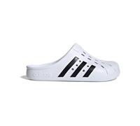 adidas Originals Adilette Clogs, White/Black, Size 13, Men White/Black