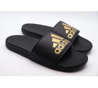 ADIDAS ADILETTE COMFORT SPORTSWEAR LOGO SWIM SLIDES BLACK GOLD GY1946 MEN UK9 12