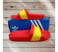 adidas Adilette España Slides 'Spain' Red Yellow G55382 Women’s youth Sz UK 4