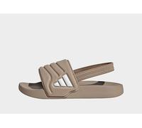 adidas Unisex Kids Adilette Estrap 2.0 Slides Children Sandal, trace khaki/trace khaki/ftwr white, 12 UK Child