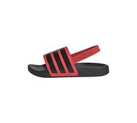 adidas Adilette ESTRAP Slides Children, Bright red/core Black/core Black, 10 UK Child