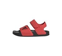 adidas Adilette Sandals Slides, Bright red/core Black/core Black, 6 UK Child