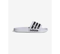 adidas Adilette Shower Flip Flops White Black - 11UK