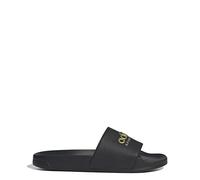 adidas Adilette Shower Slides, CoreBlack/CoreBlack/MATTEGOLD, 9 UK