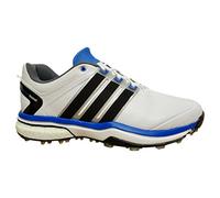 adidas Adipower Boost Mens Golf Shoes Trainers (UK 7 US 7.5 EU 40 2/3, White Black Blue Q46923)