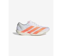 adidas Womens Running Adizero Adios 9 Trainers, Ftwwht/Beaora/Lucred, Size 3.5, Women Ftwwht/Beaora/Lucred