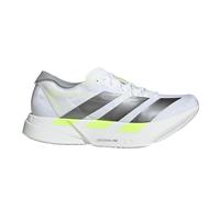 adidas Adizero Adios Pro 4 Men's Running Shoes | UK 11 in Cloud White/Iron Metallic/Solar Yellow
