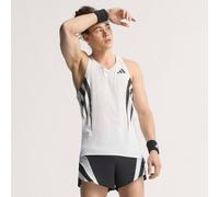Adidas Adizero Archive Running Sleeveless T-shirt White XL Man