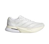 adidas Adizero Boston 13 Men's Running Shoes | UK 11 in Cloud White/Zero Metallic/Crystal White