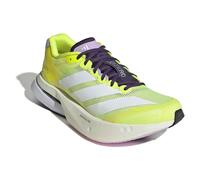 adidas Adizero Boston 13 Women's Running Shoes | UK 4.5 in Solar Yellow/Cloud White/Powder Plum