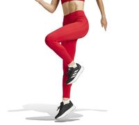 adidas Adizero E 1/1 Long Tights for Women - Lightweight Red Running Tights