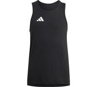 adidas Adizero Essentials Kids Running Vest Sports Team Singlet Youth Black Blue