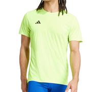 adidas Adizero Essentials Mens Running Top Yellow Short Sleeve Run T-Shirt