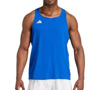 adidas Adizero Essentials Mens Running Vest Blue Run Lightweight Tank Top
