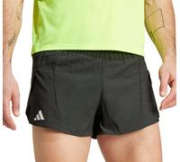 adidas Adizero Essentials Mens Split Running Shorts Black Lightweight Lined Run