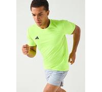 adidas Adizero Essentials Running T-Shirt, Green, Size L, Men Green