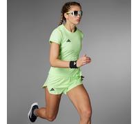 adidas Adizero Essentials Womens Running Shorts Lime Green
