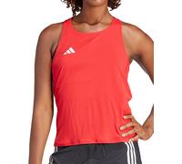 adidas Adizero Essentials Womens Running Vest Red Run Lightweight Tank Top