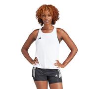 adidas Women's Adizero Essentials Aeroready Running Tank Shirt, White, S
