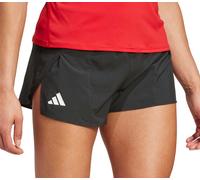 adidas Adizero Essentials Womens Split Running Shorts Black Lightweight Lined