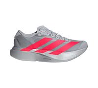 adidas Women's Adizero EVO SL Road Running Shoes - Silver Metallic/Lucid Red/Iron Metallic - Size: UK 5.5
