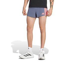 adidas adizero Gel 3in Running shorts Men - grey, coral, Size L