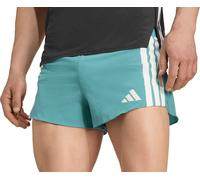 adidas Adizero Gel Pocket Mens Running Shorts Green 3 Inch Lightweight Run Short