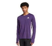 adidas Adizero Long Sleeve Running Top | UK L in Aurora Plum